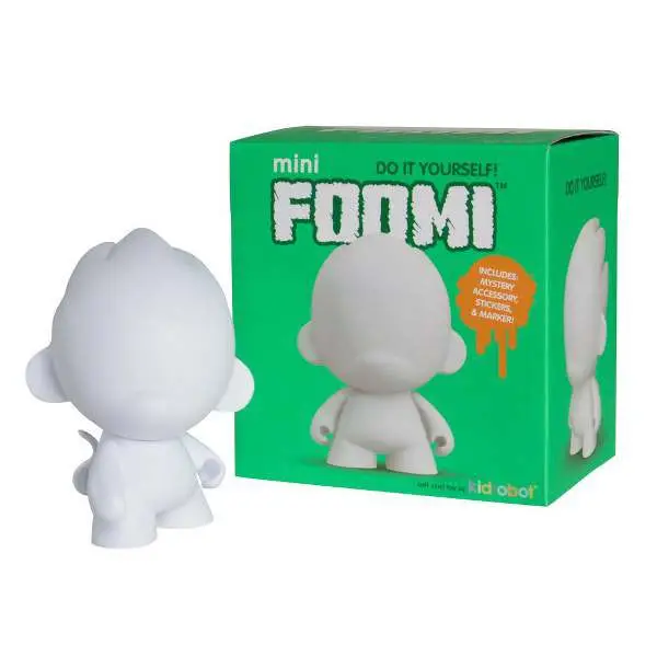 diy 4" foomi white mini fig