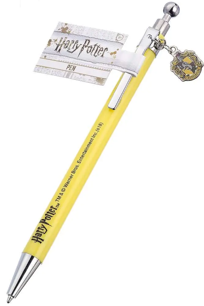 hp hufflepuff house crest pen