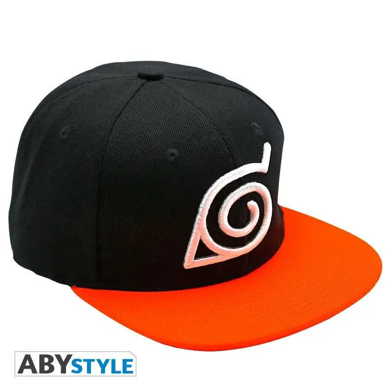 naruto shippuden konoha snapback cap