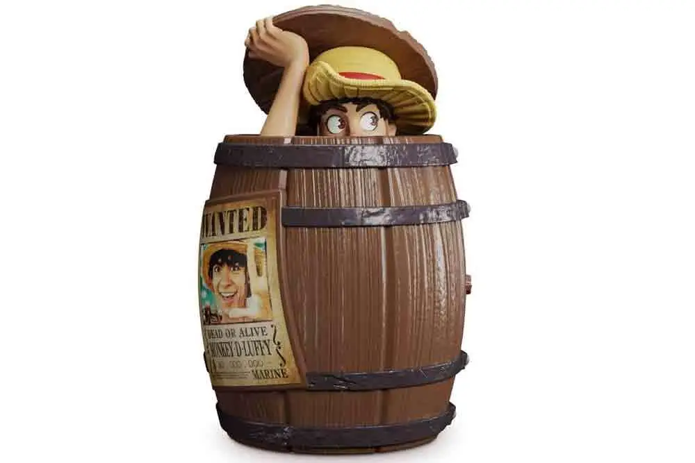 one piece wanted cookie jar