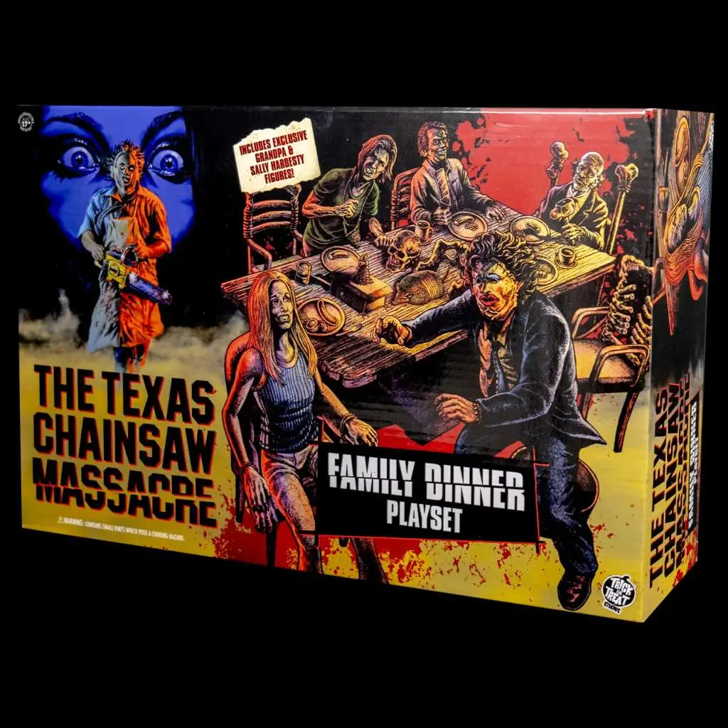 texas chainsaw massacre 5" figure dinner playset