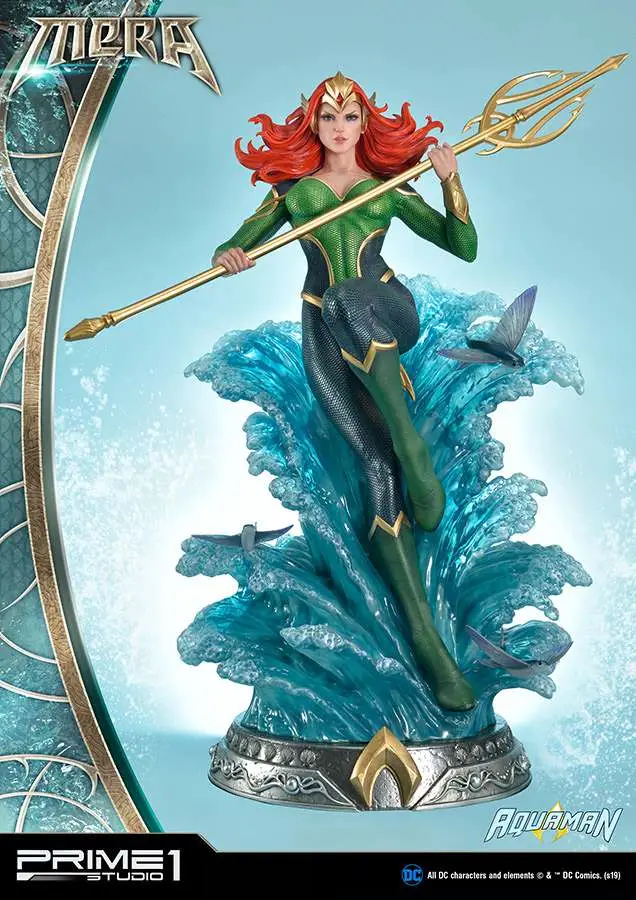 aquaman dc comics mera statue
