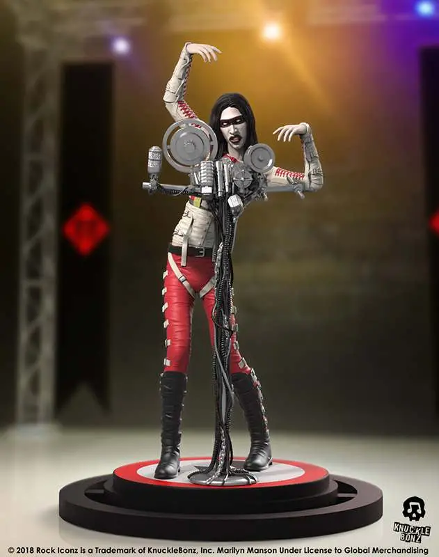 rock iconz marilyn manson statue