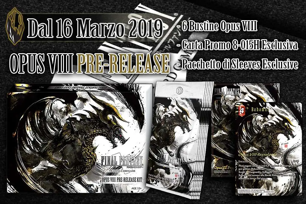 fftcg opus viii pre release kit