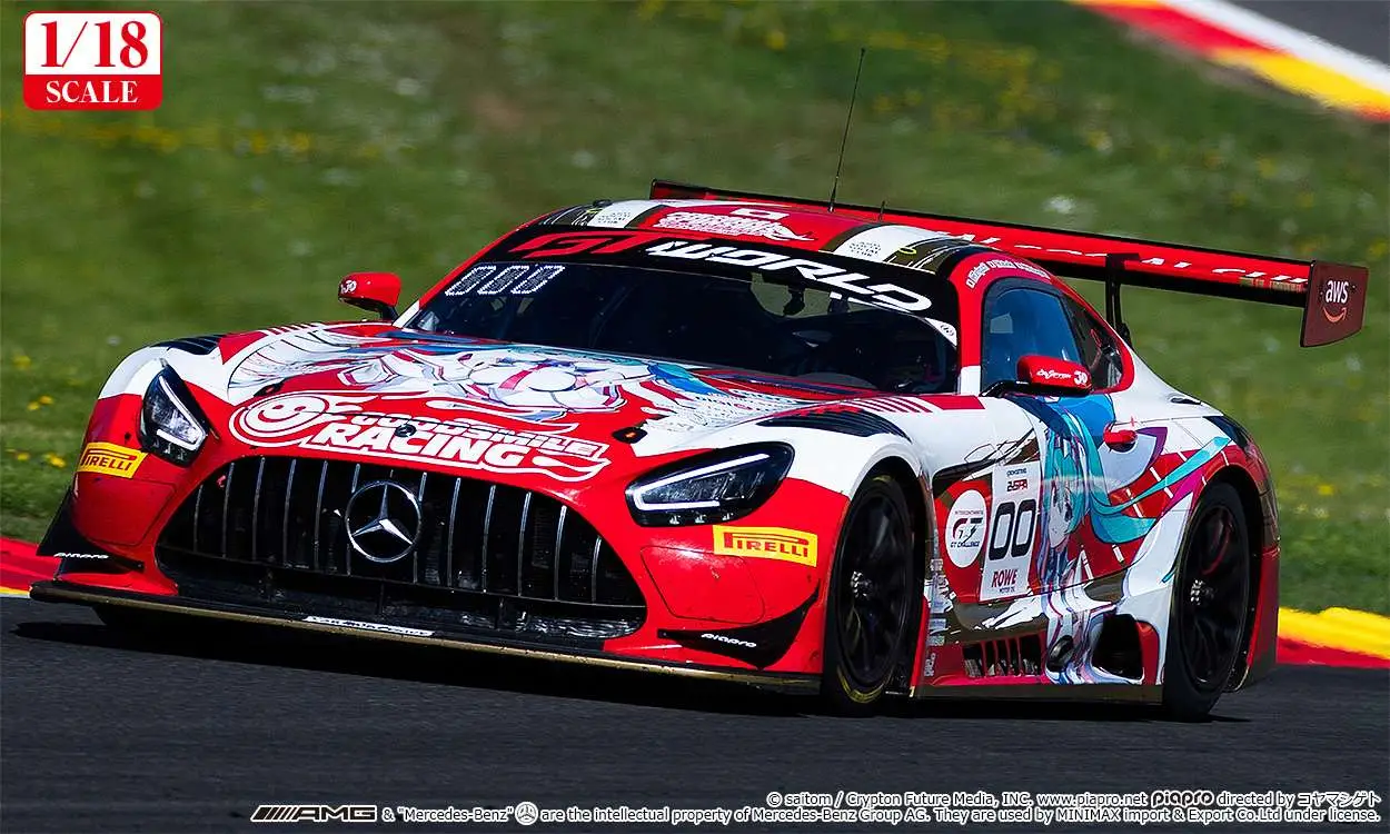 hatsune miku gt project 1/18 amg 2025 spa 24h model