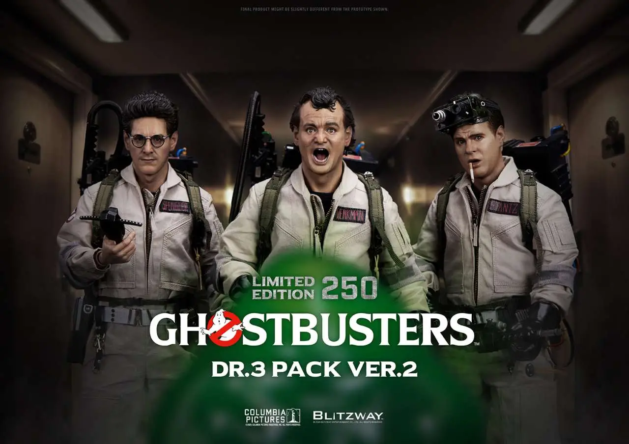 ghostbusters dr.3 pack ver.2  1/6 action figure