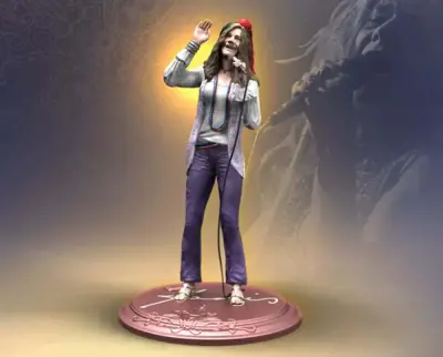 Rock Iconz Janis Joplin Statue