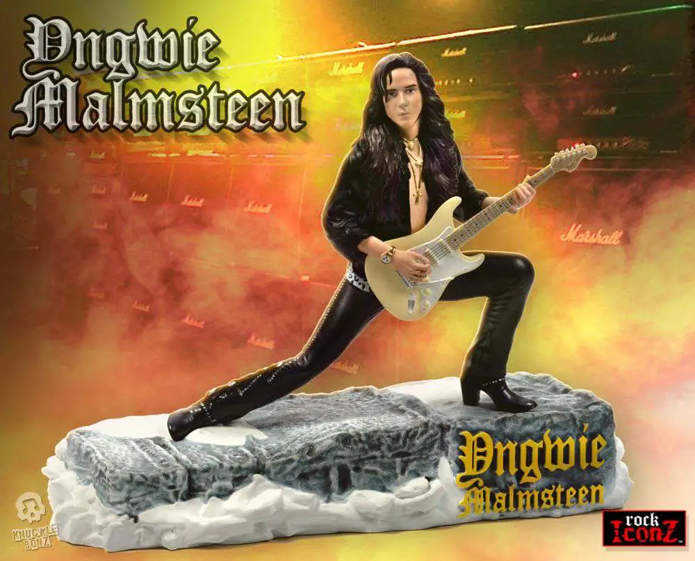 rock iconz yngwie malmsteen statue