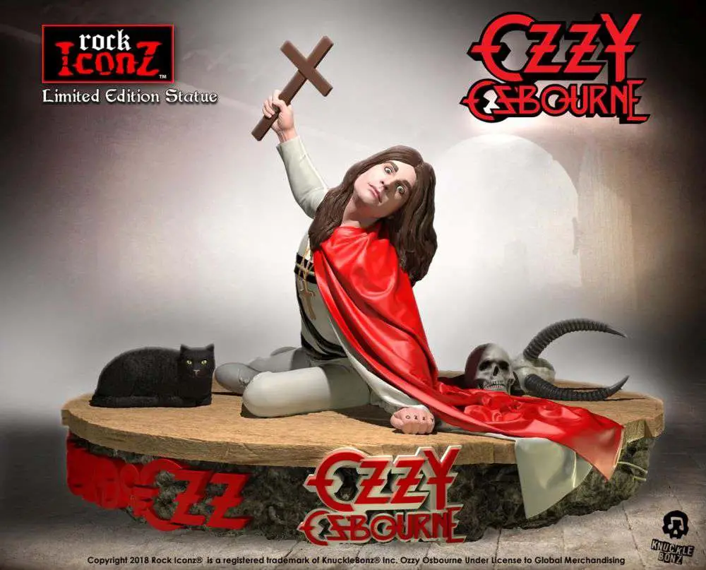 rock iconz ozzy osbourne ii statue