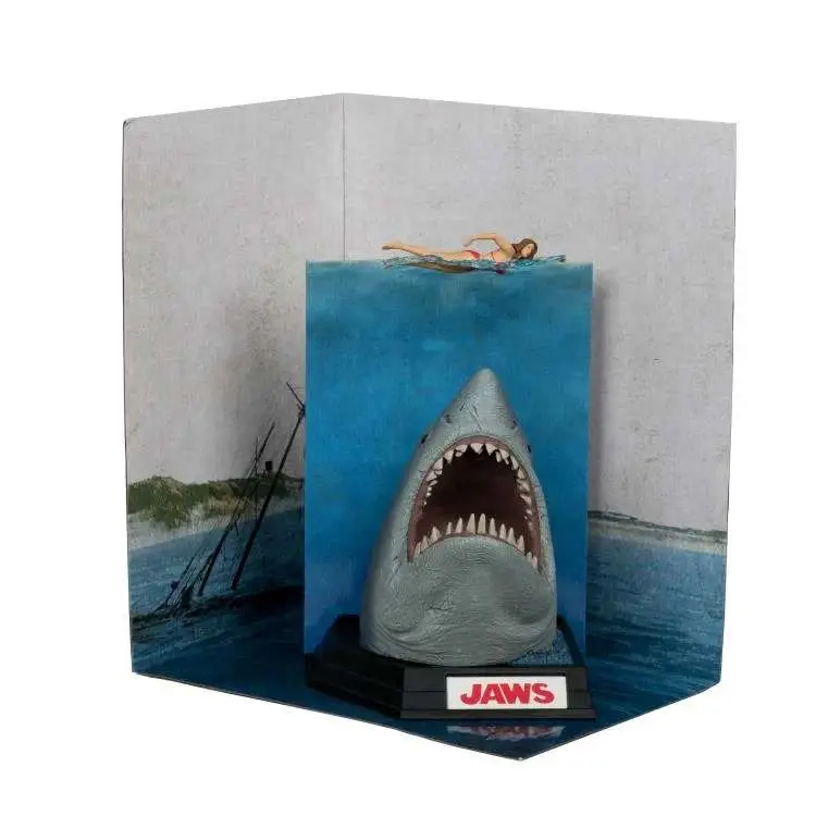 movie maniacs  jaws 50th anniversary limited edition figure