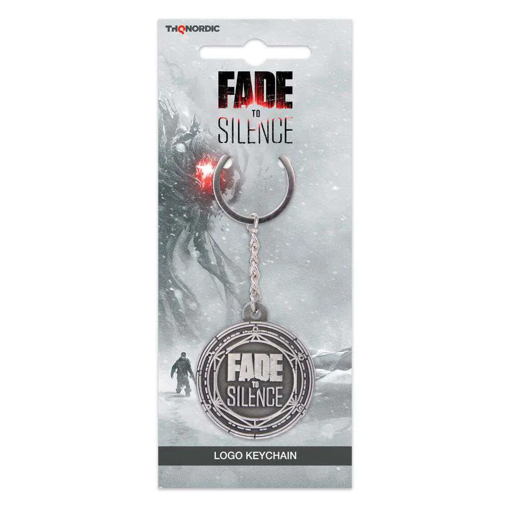 fade to silence logo keychain
