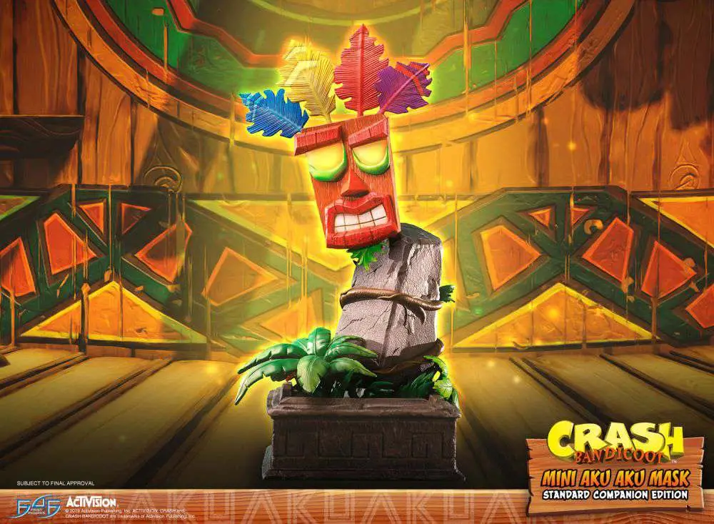 crash bandicot mini aku aku mask