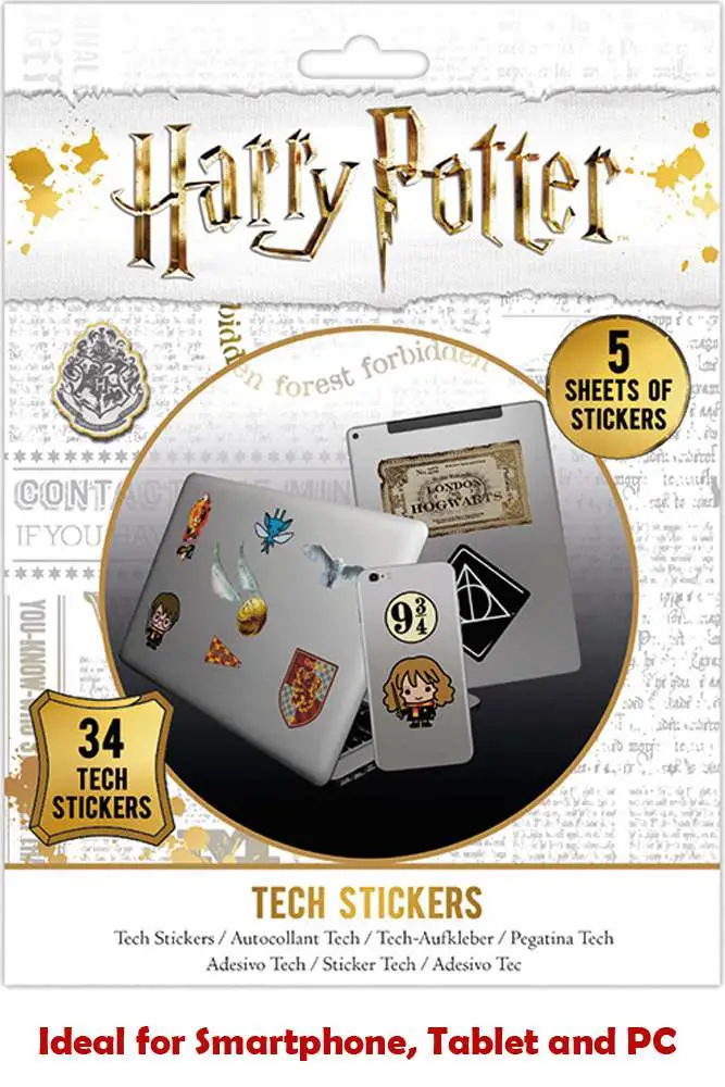 harry potter tech stickers