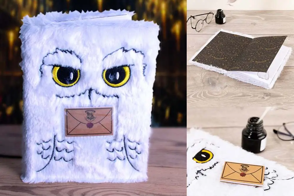 hp a5 plush notebook hedwig