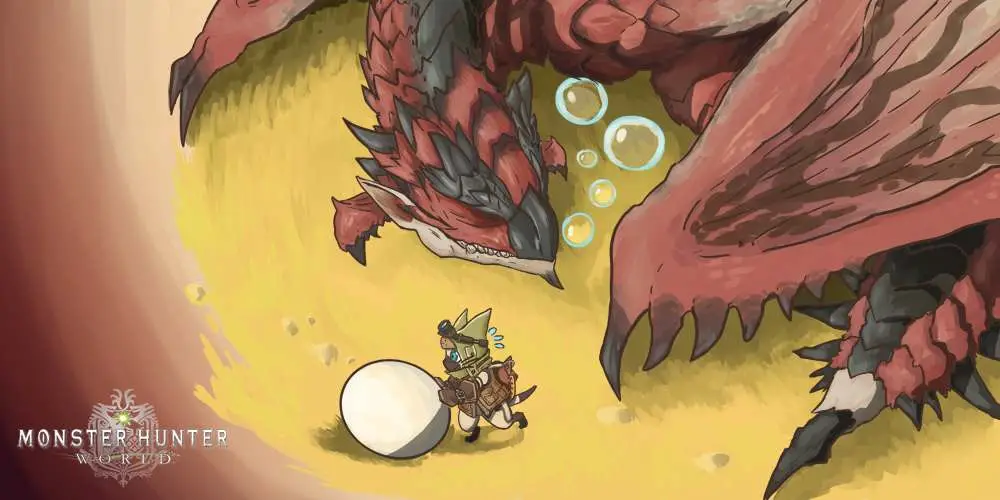 mhw rathalos palico egg small towel