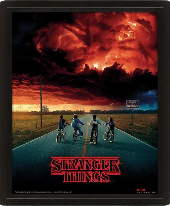 stranger things mind flayer poster 3d