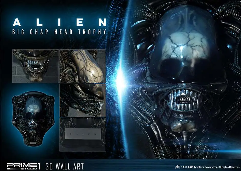 alien big chap head trophy