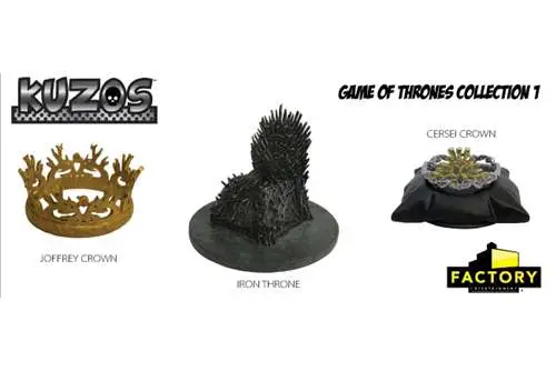 kuzos game of thrones replica (set 3pcs)