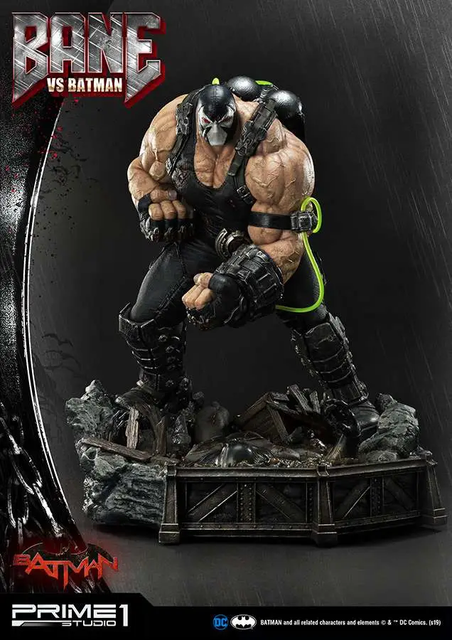 bane vs batman statue