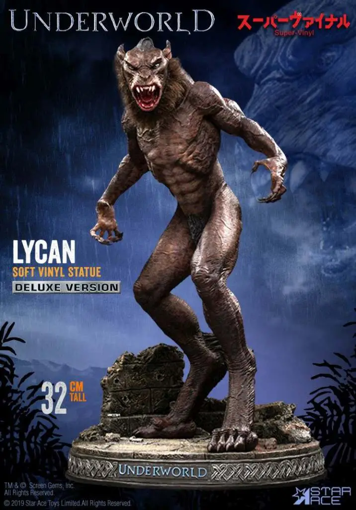 underworld evolution lycan dlx statue