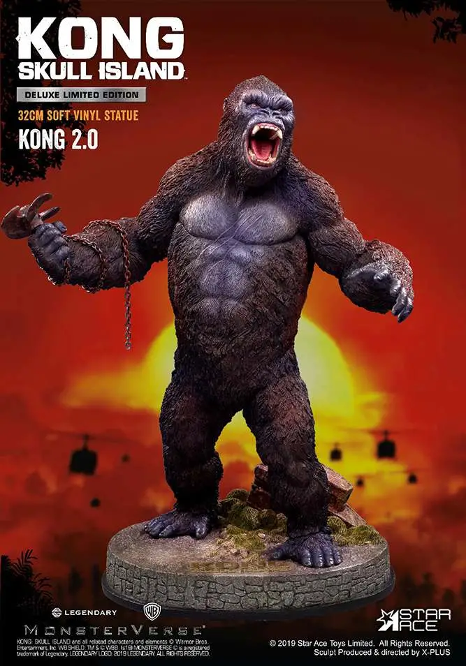king kong skull island 2.0 dlx vinyl st