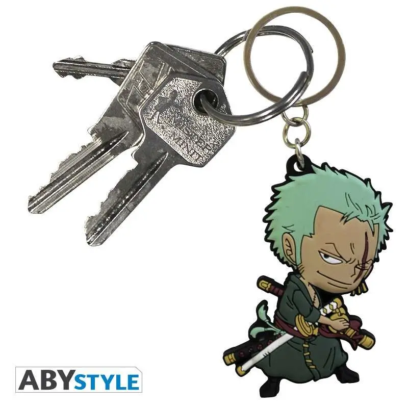 one piece roronoa zoro keychain