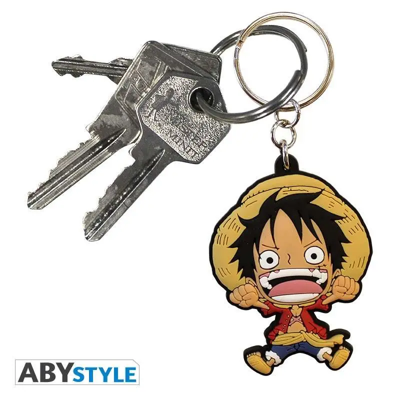 one piece luffy keychain
