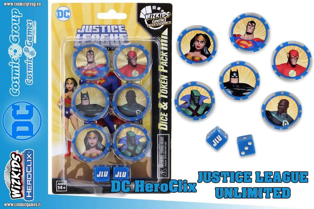 dchc justice league unltd dice & token