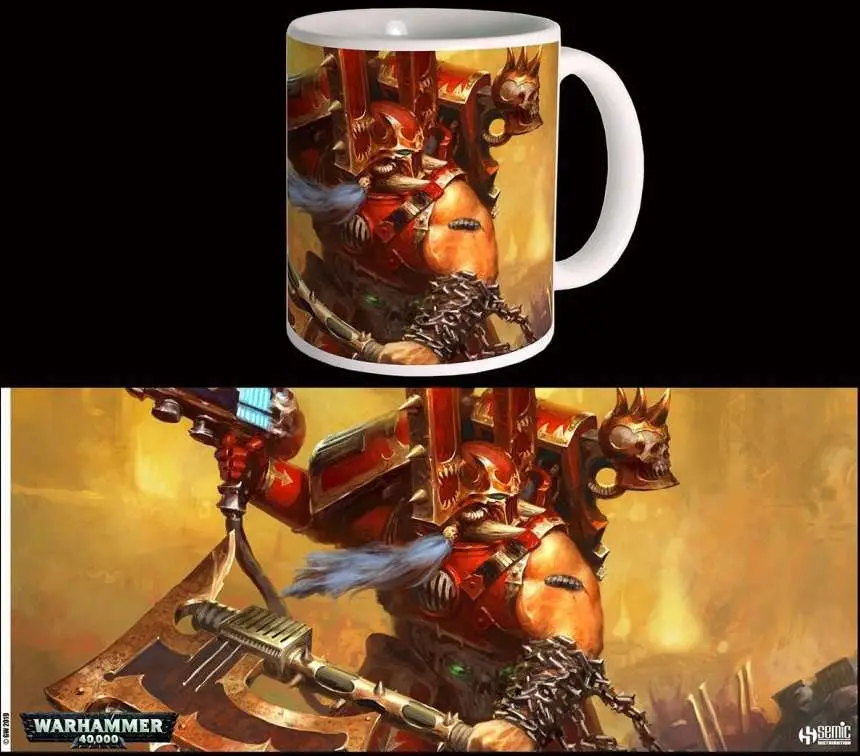 warhammer 40k kharn the betrayer mug
