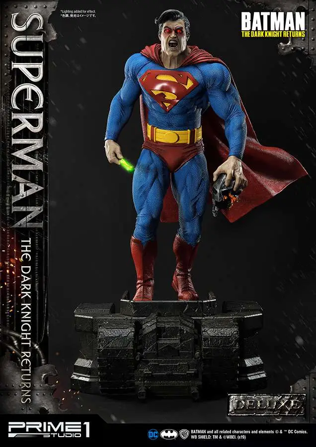 batman dark knight returns superman dlx