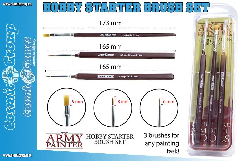 hobby starter brush set