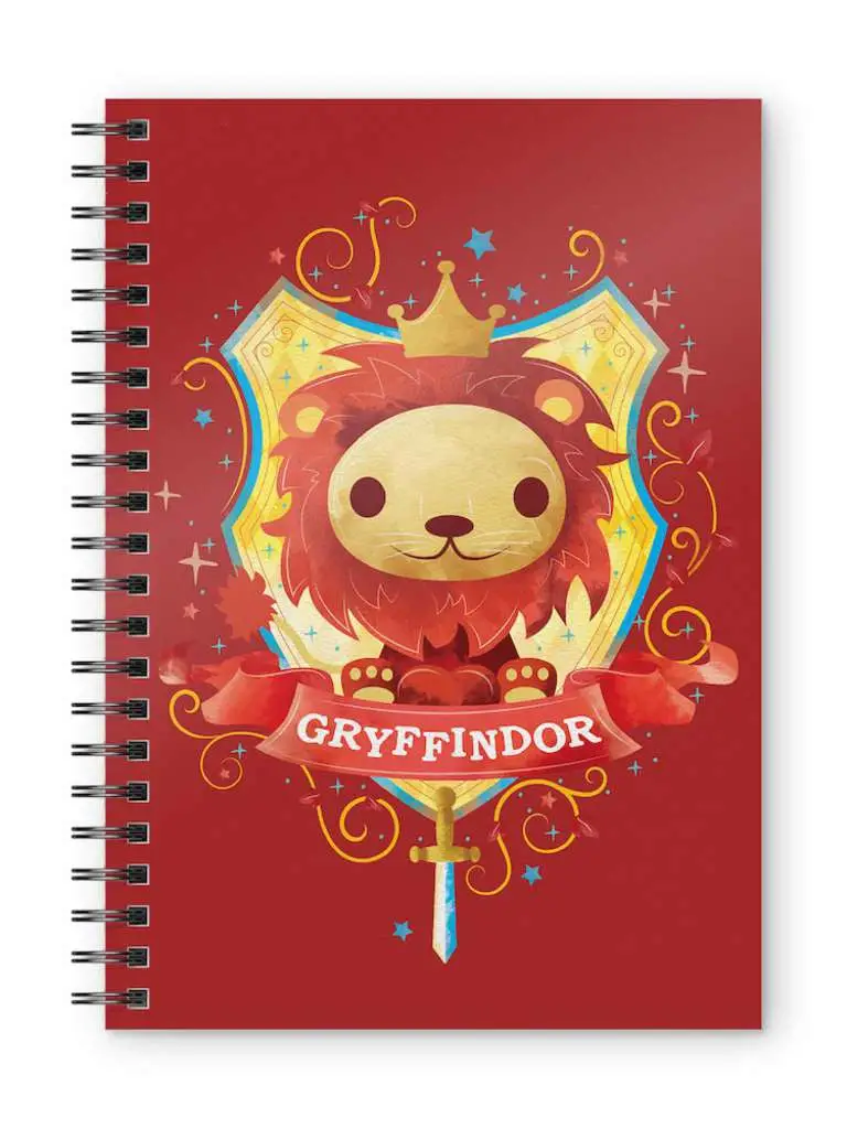 hp gryffindor kids spiral notebook