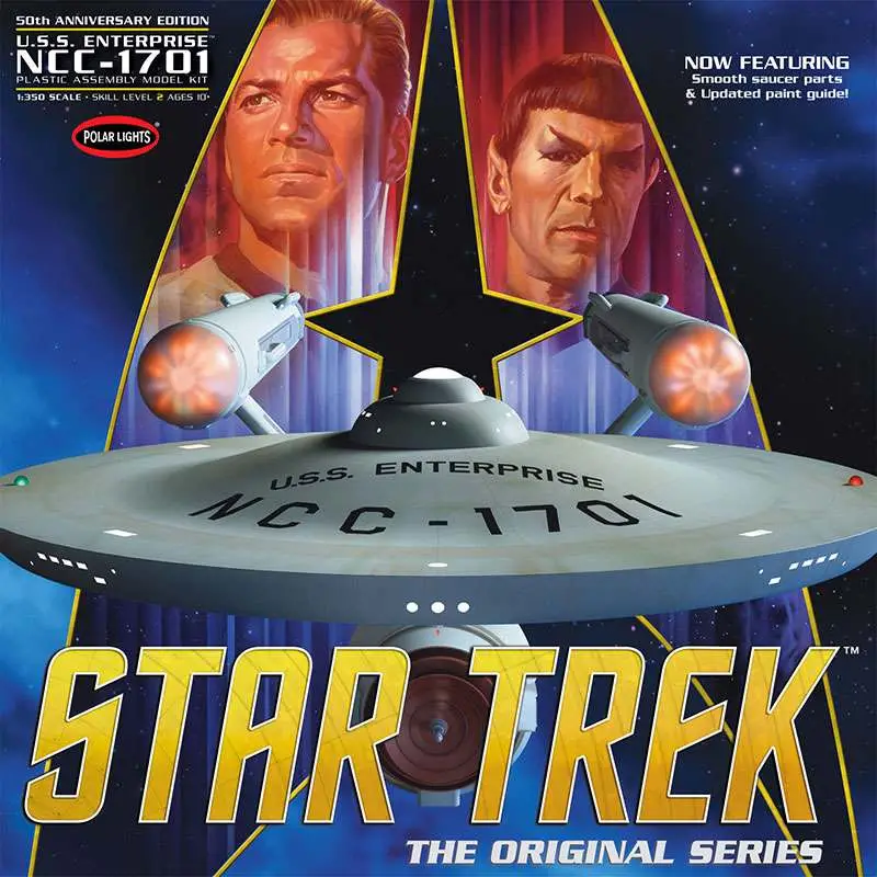 star trek tos enterprise 50th ed mk