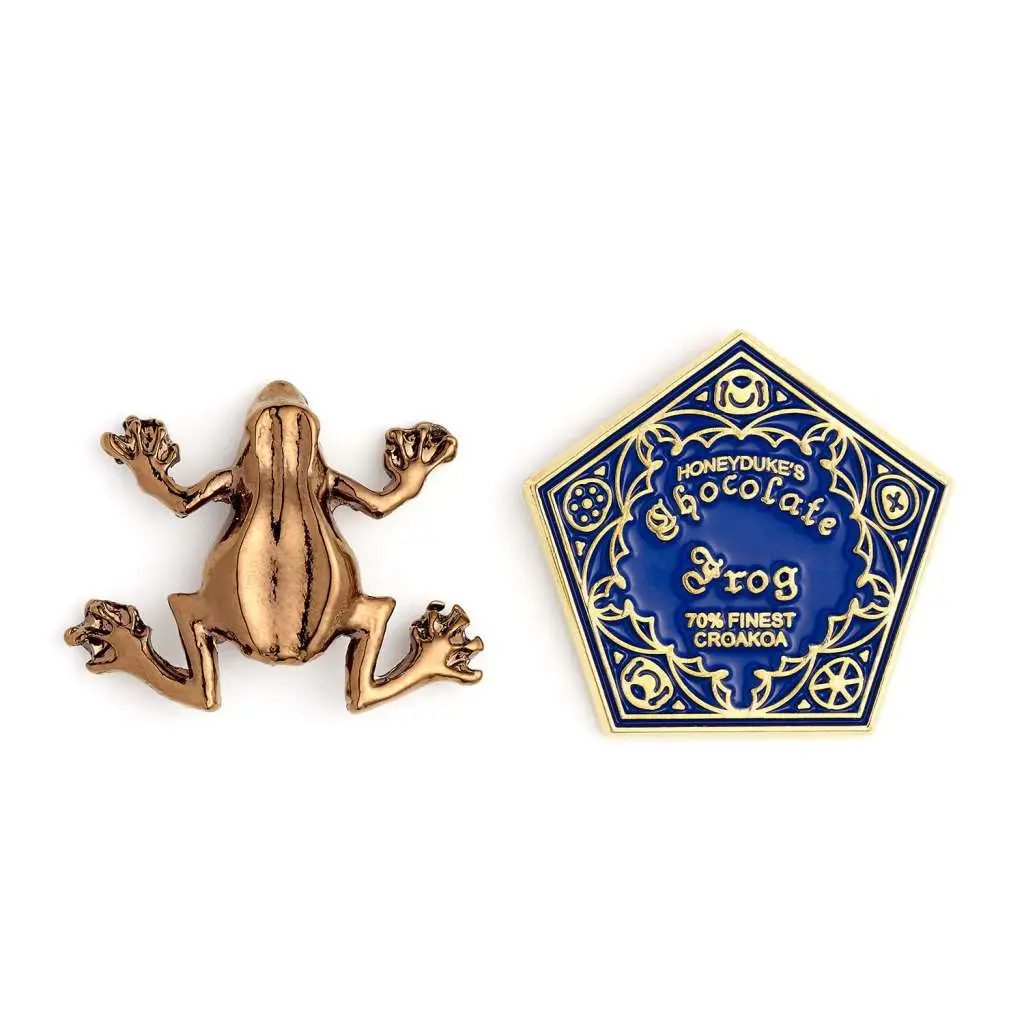 hp chocolate frog pin badge