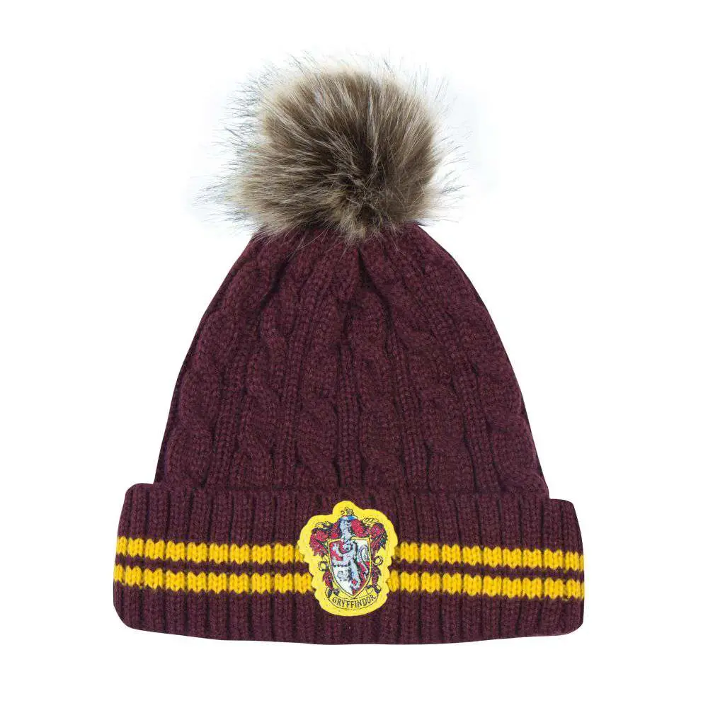 hp gryffindor pompom beanie
