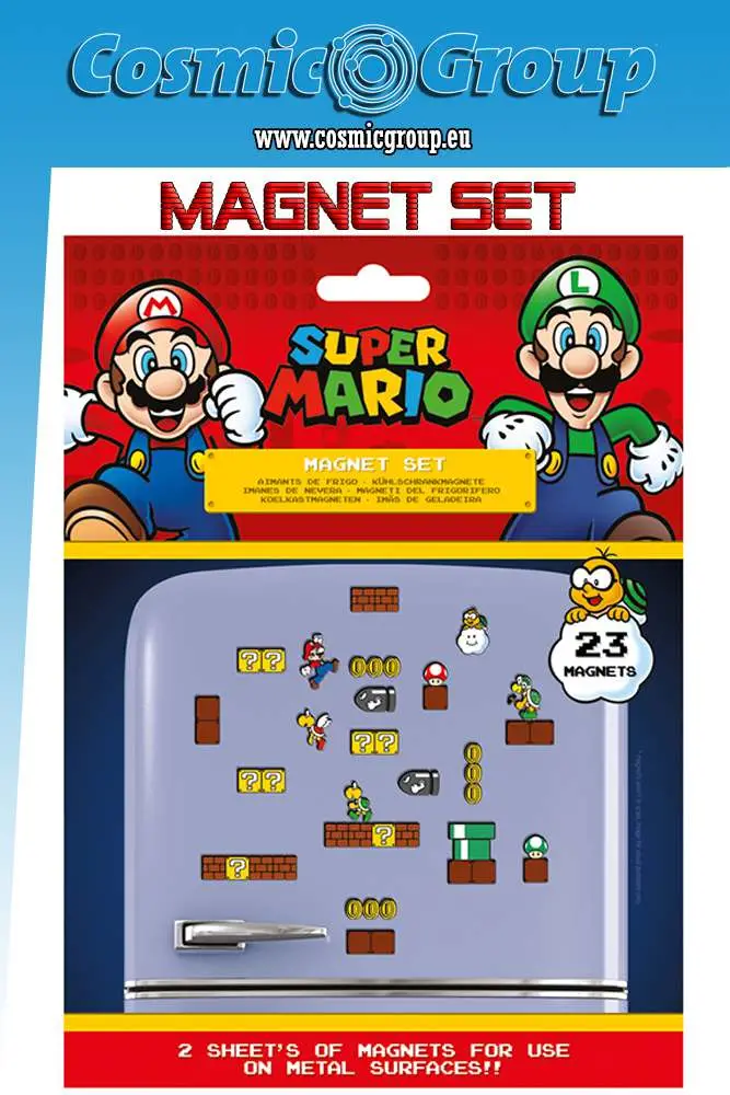 super mario magnet set