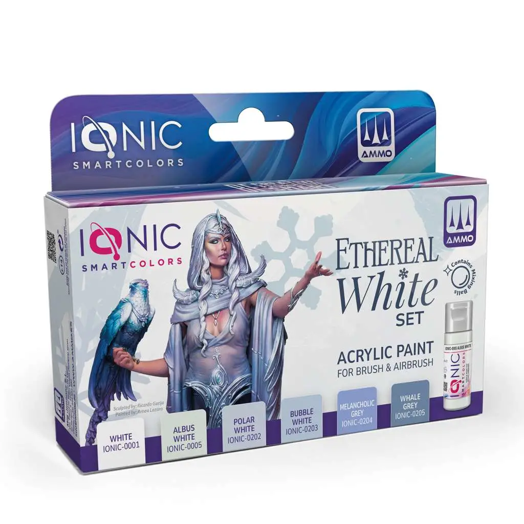 ionic ethereal white paint set