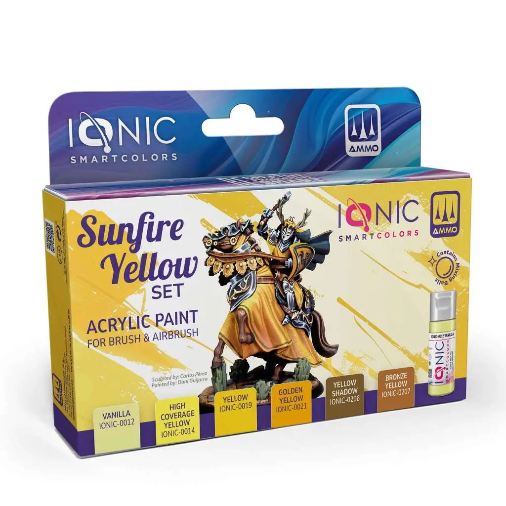 ionic sunfire yellow paint set