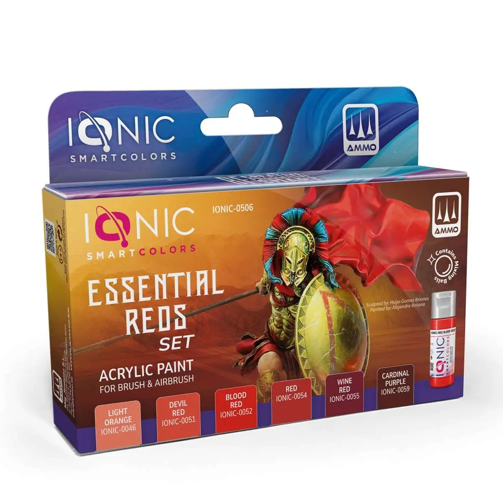 ionic essential reds paint set