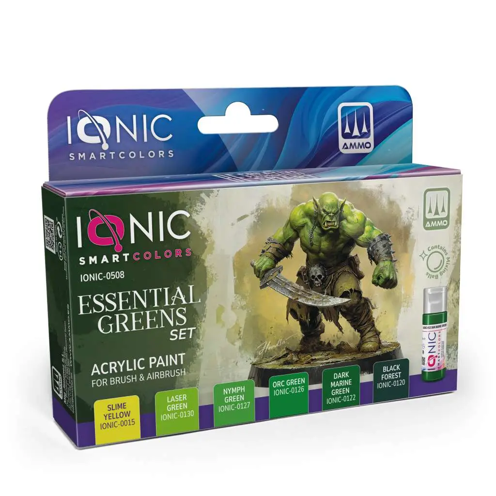 ionic essential greens paint set