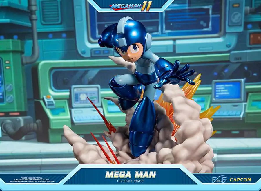 mega man 11 megaman 1/4 statue