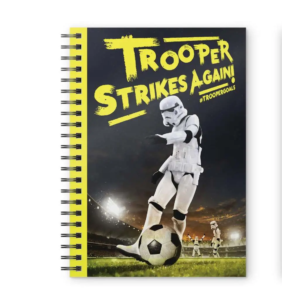 original stormtrooper strikes notebook
