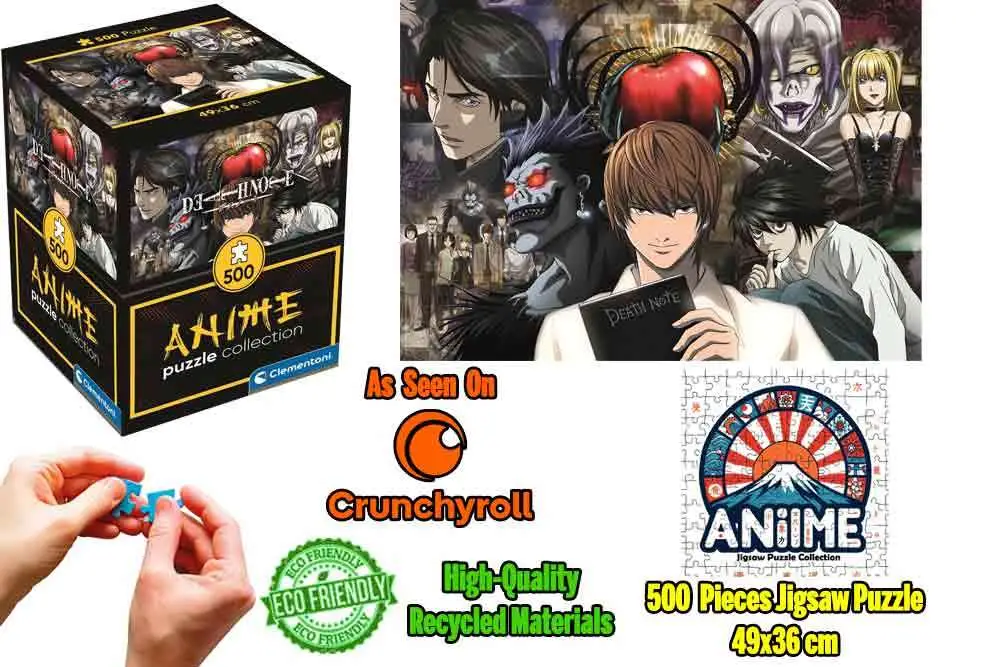 anime puzzle collection - cube500 - death note: group - jigsaw puzzle 500 pcs