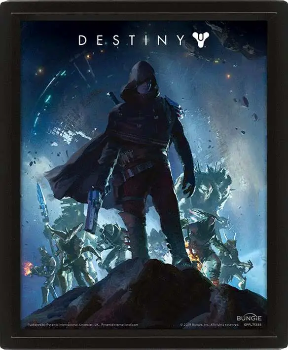 destiny 2 on the edge poster 3d