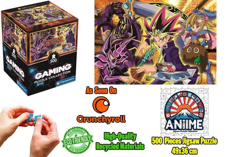anime puzzle collection - cube500 - yu-gi-oh: challenge - jigsaw puzzle 500 pcs