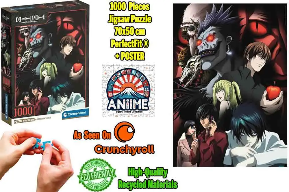 anime puzzle collection - death note: apple - jigsaw puzzle 1000 pcs