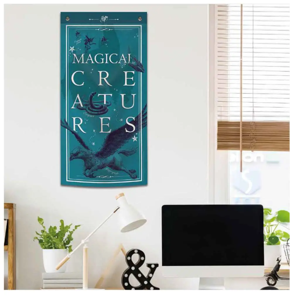 hp magical creatures wall banner
