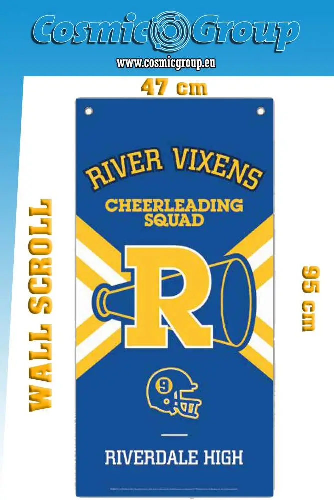 riverdale cheeerleading wall banner