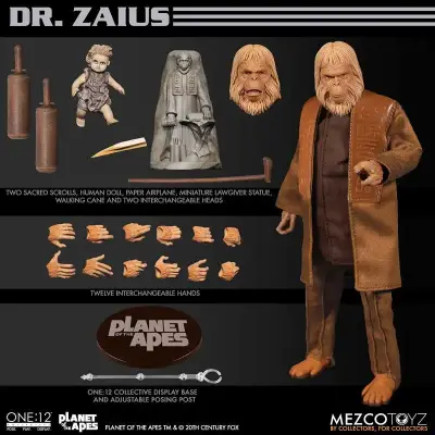 One 12 Coll Planet Apes Dr Zaius 1968