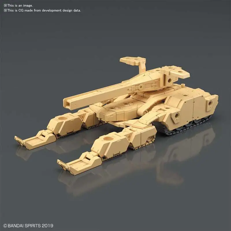 30mm ex arm vehicle tank brown 1/144